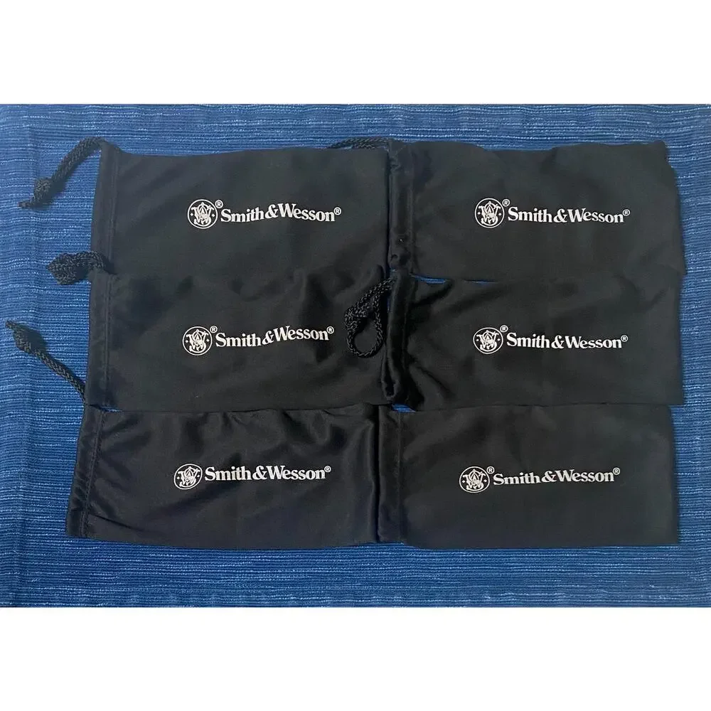 Lot of 6 Smith & Wesson Tactical Storage Carry Bag Microfiber Unpadded Pouch 23B